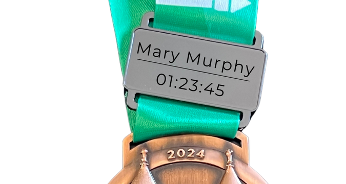 iTab Personalized Medal Plate for the 2024 Eversource Hartford Marathon 