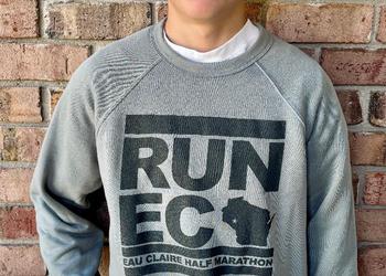 RUNEC Half Marathon Crewneck Sweatshirt - blue storm