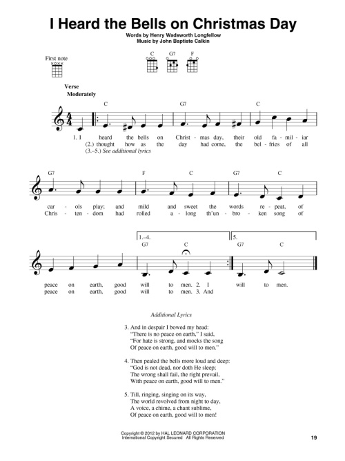 3-Chord Christmas Carols for Ukulele - Willis Music Store