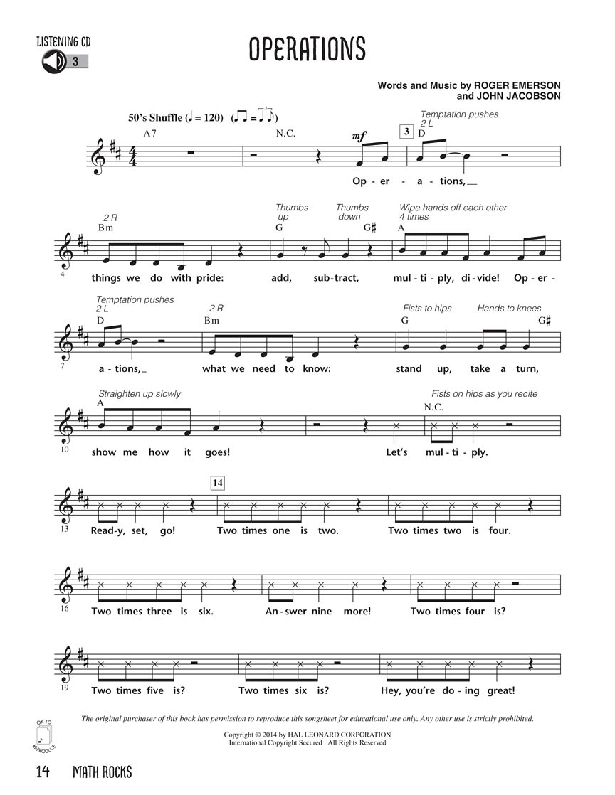 Math Rocks Sheet Music by Jacobson/Emerson (SKU: 00126014) - Stanton's ...