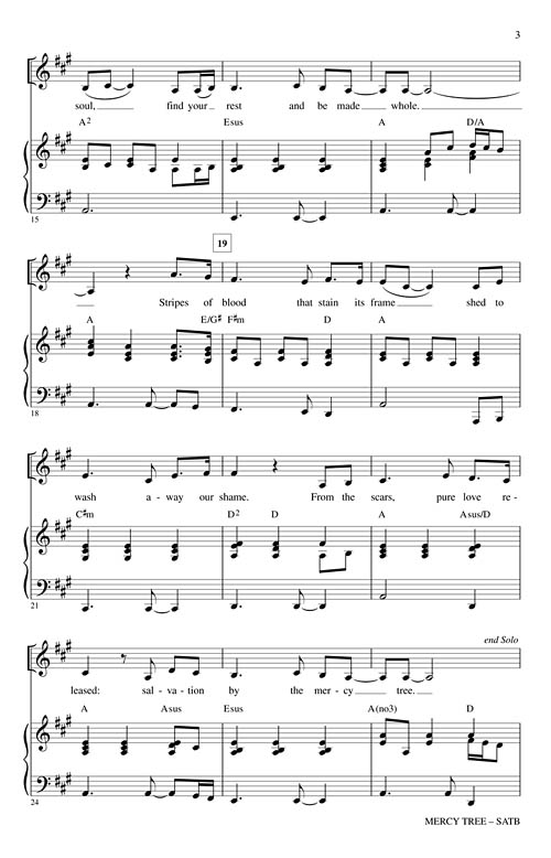 Song Mercy Tree Mercy Tree - Willis Music Store