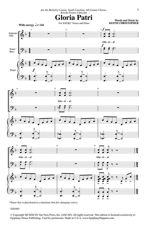 Gloria Patri – Partituras MX