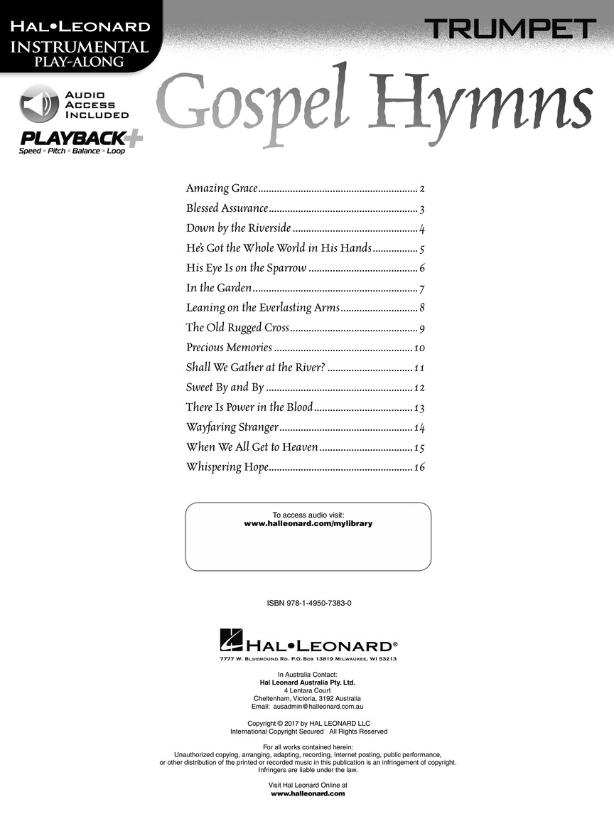 Table of Contents