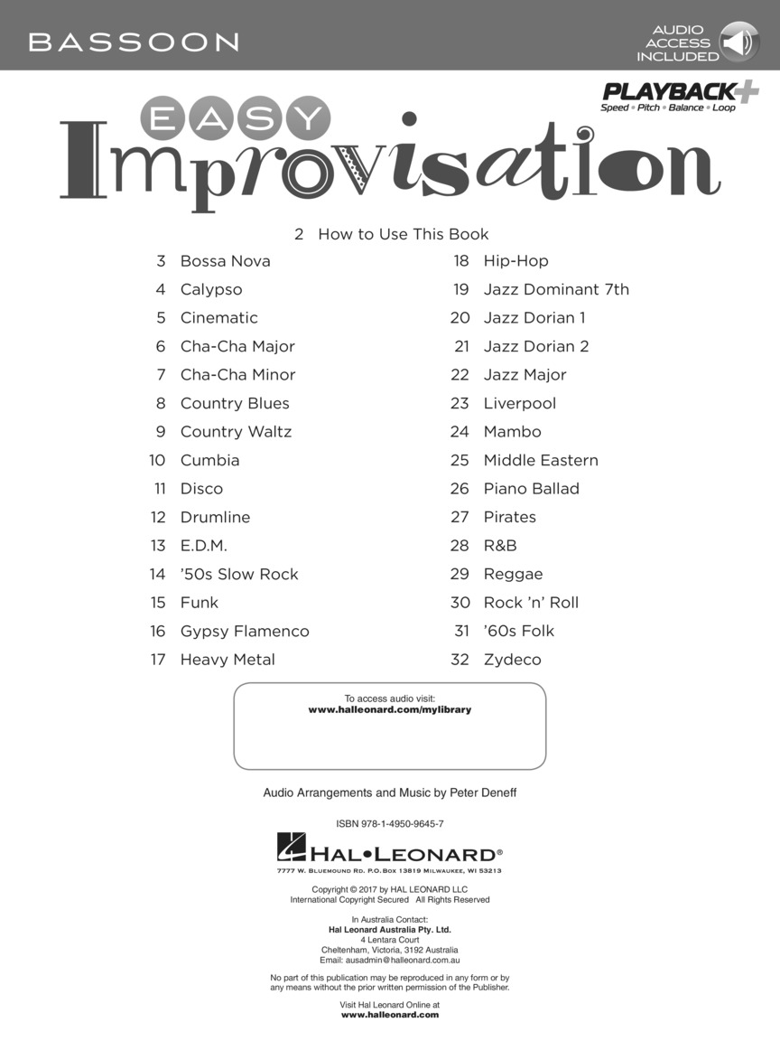 Table of Contents