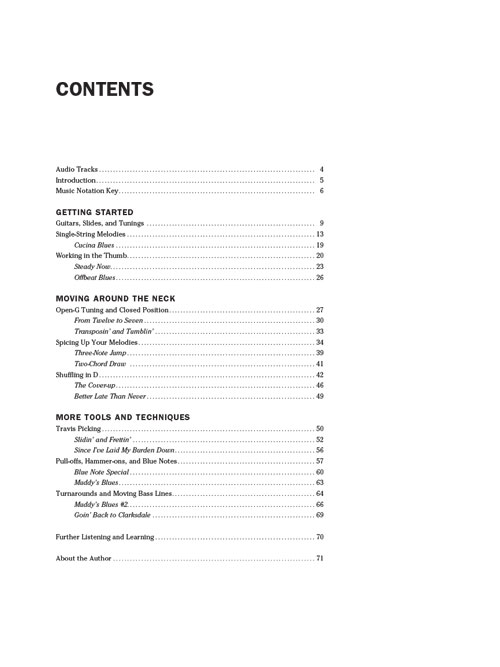 Acoustic Guitar Slide Basics Bookmark Music