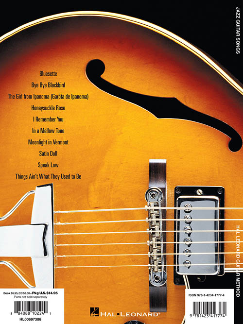 JAZZ GUITAR SONGS Hal Leonard Guitar Method na Freenote