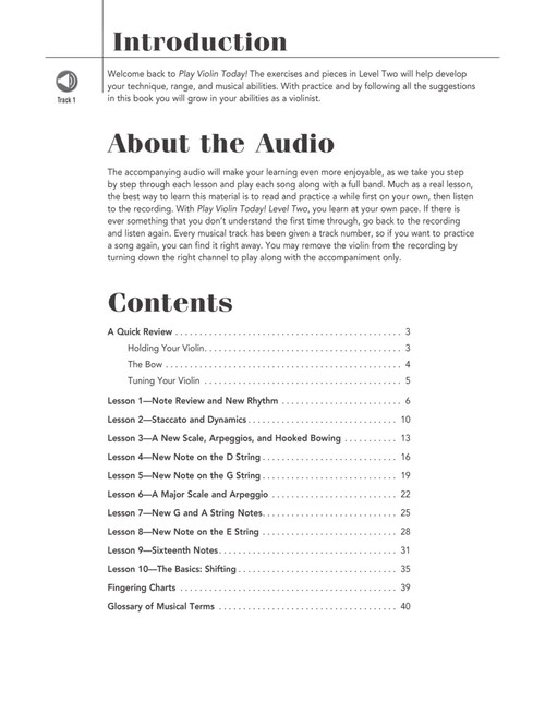 Play Violin Today! - Level 2 A Complete Guide to the Basics - Willis ...