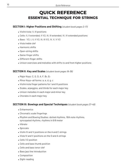 Essential Technique for Strings - Teacher Manual 3 with Online ...