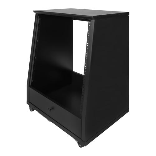 Frameworks Elite Furniture Series 12U Angled Studio Rack with Locking ...