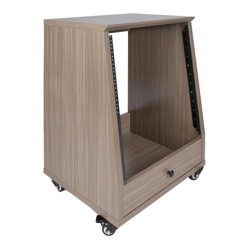 Frameworks Elite Furniture Series 12U Angled Studio Rack with Locking ...