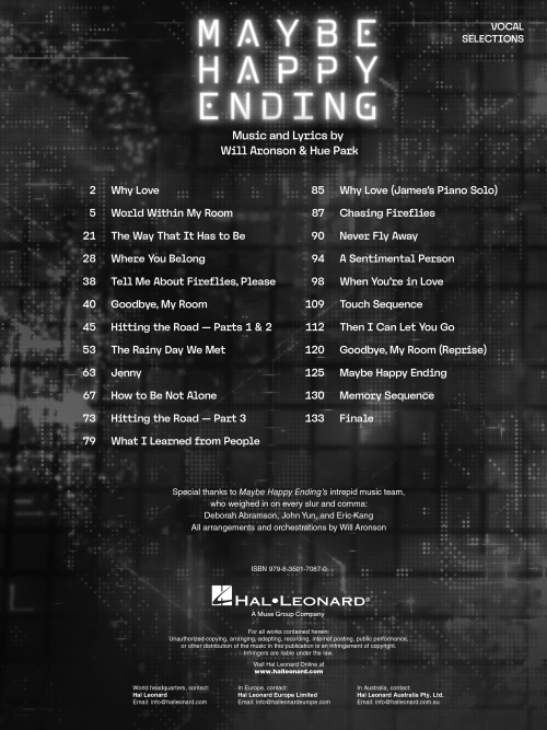 Maybe Happy Ending Vocal Selections - Willis Music Store