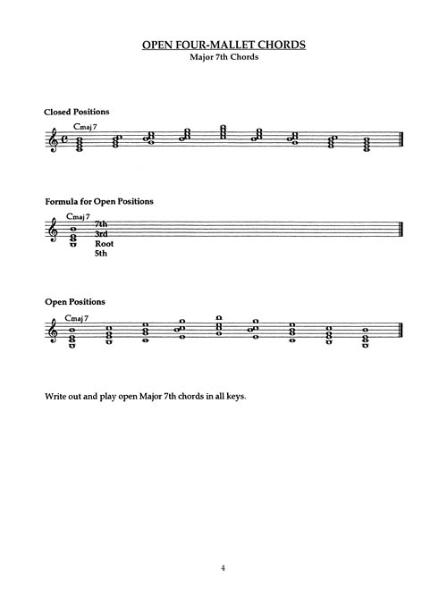 Mallet Chord Studies Chord Voicings and Arpeggio Patterns for
