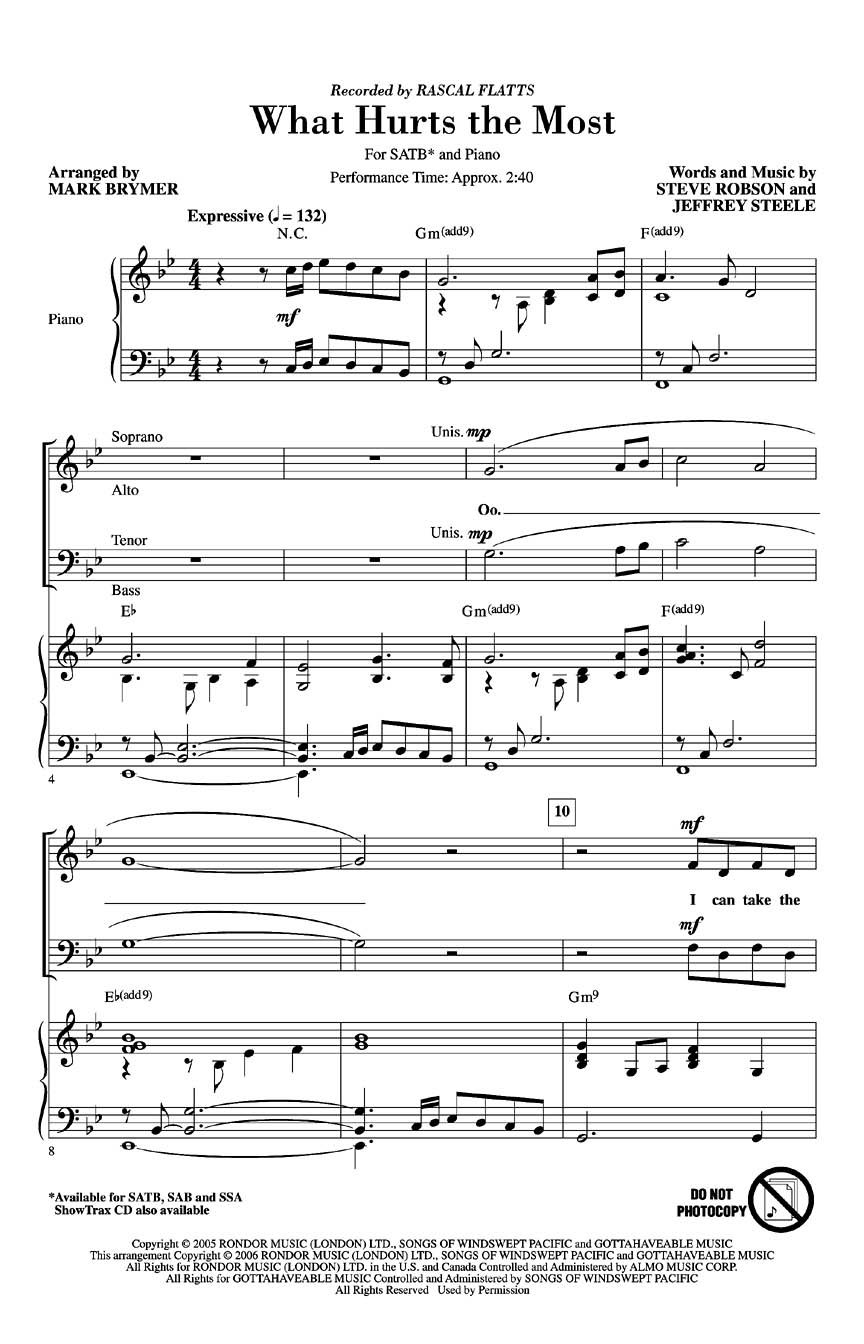 SATB Sample Page 1