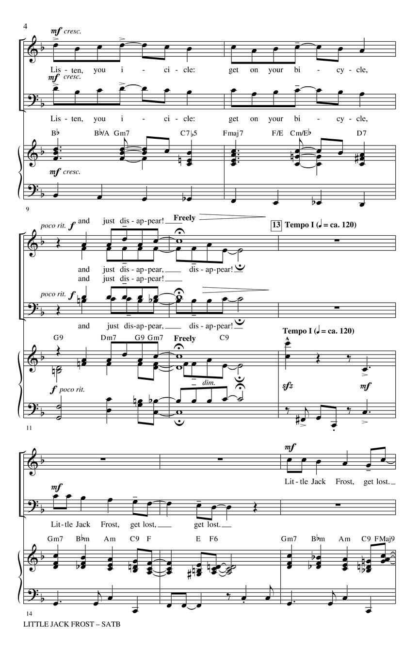 Little Jack Frost (Get Lost) Sheet Music by Jacob Narverud (SKU