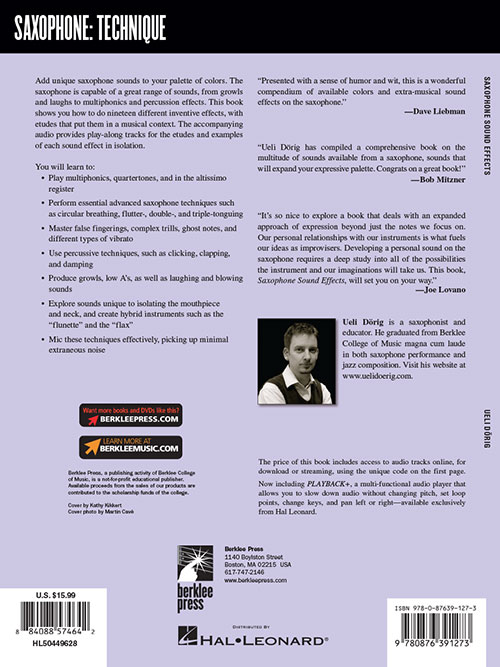 Saxophone Sound Effects Circular Breathing, Multiphonics, Altissimo