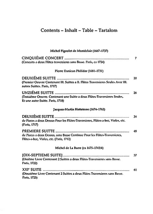 French Baroque Duets for Two Treble Recorders Willis Music Store