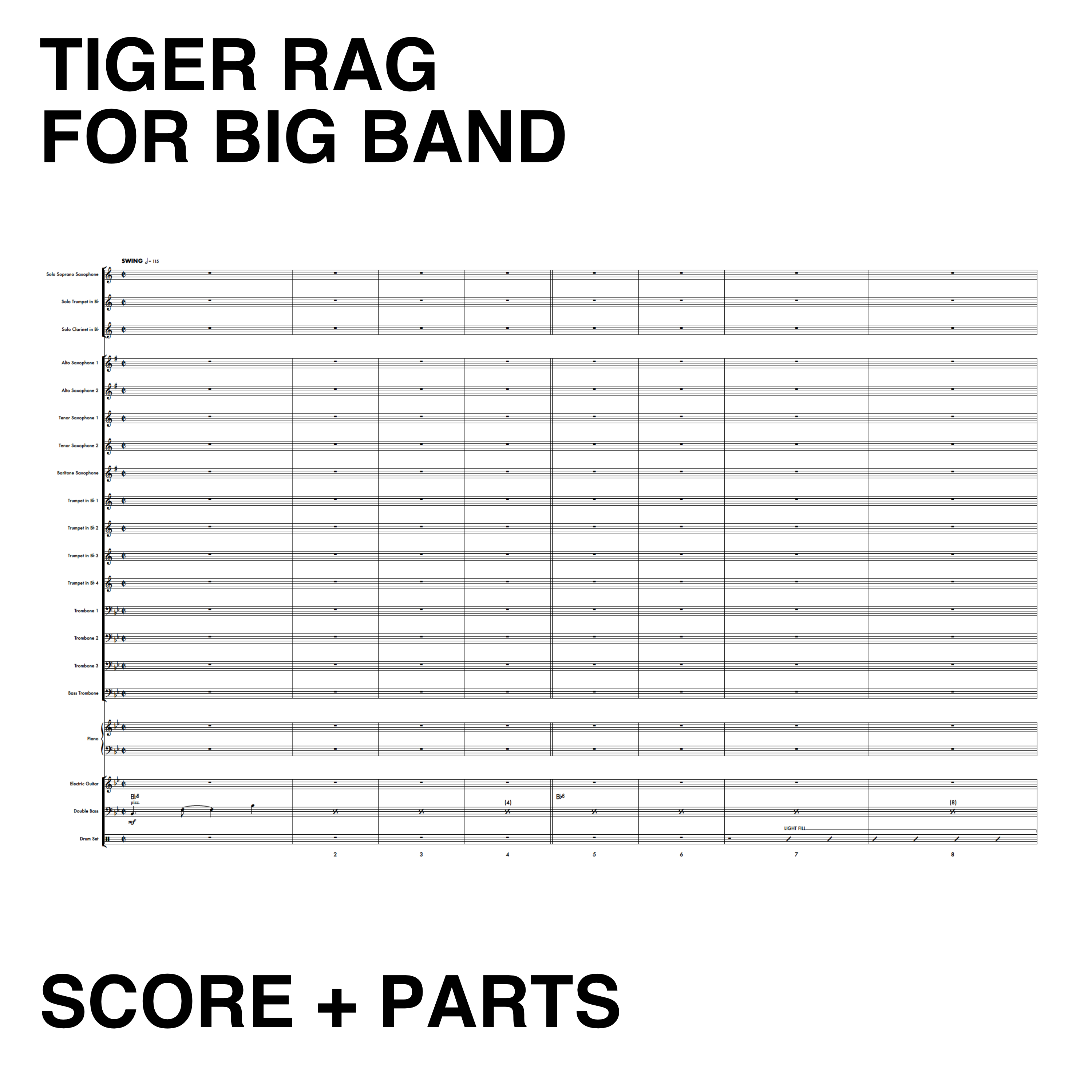 Carátula para "Tiger Rag (arr. Deddi Music, BMI)" por WDR Big Band