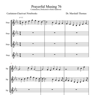 Cover Art for "Prayerful Musing 76" by Celebrity Chamber Players