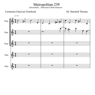 Abdeckung für "Metropolitan 239" von Dr. Marshall Thomas