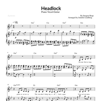 Cover Art for "Headlock (arr. Jennifer Lindberg)" by Imogen Heap