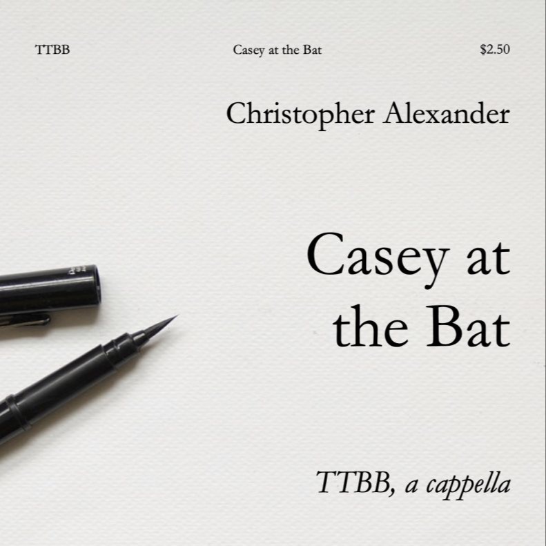 Cover Art for "Casey At the Bat" by Christopher Alexander