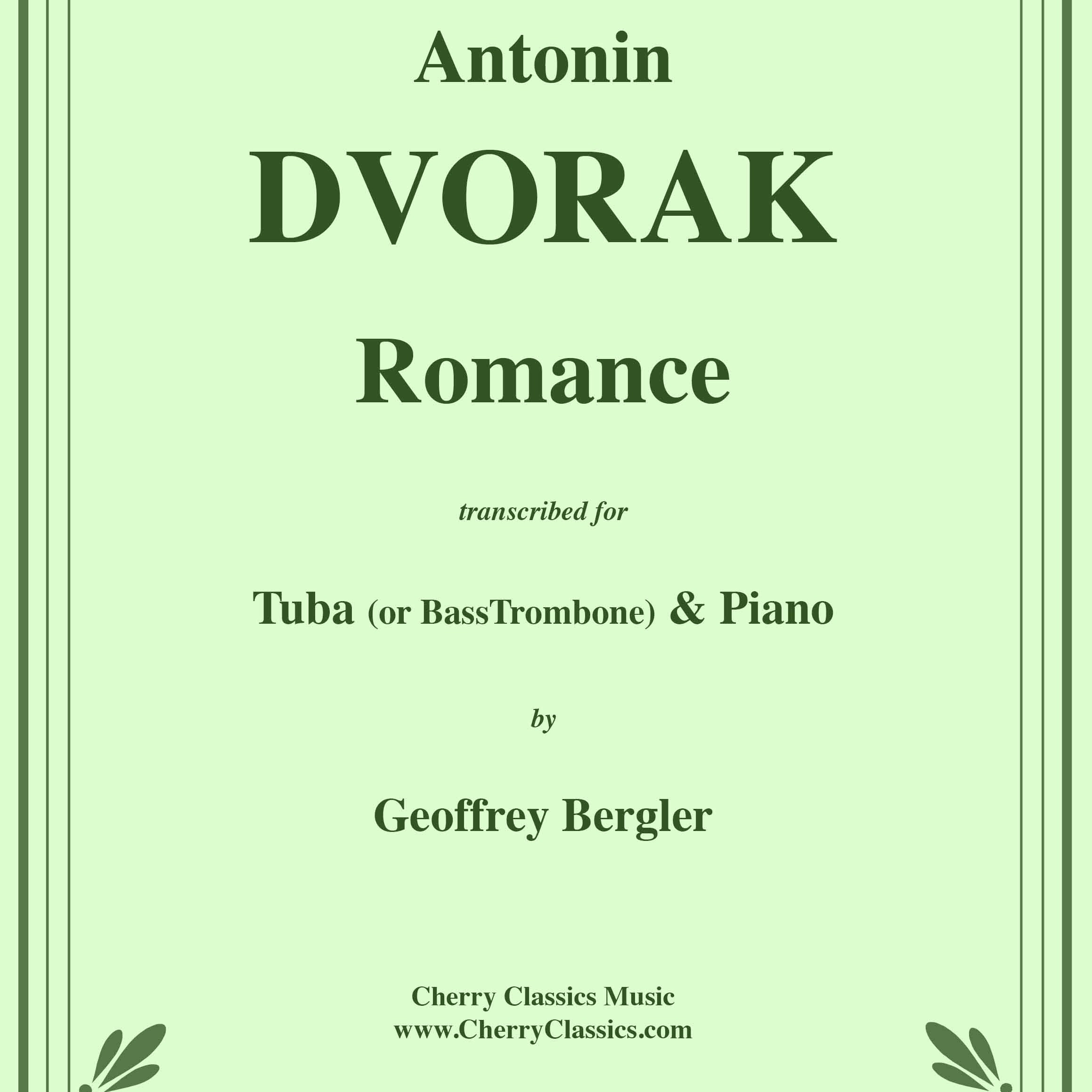 Carátula para "Romance for Tuba or Bass Trombone and Piano (arr. Bergler, Geoffrey)" por Dvorak, Antonin