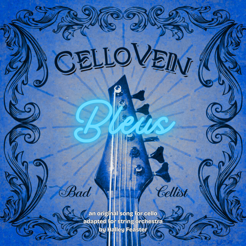 Cover Art for "Bleus" by Halley Feaster