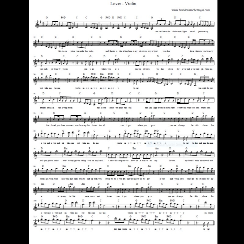 Cover Art for "Lover - Cello" by BSR