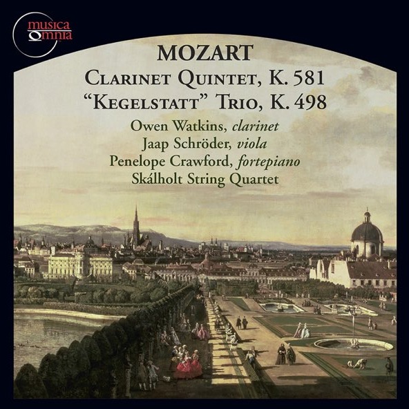 莫扎特 - A大调单簧管五重奏,K.581 - 仅总谱 (Mozart - Clarinet Quintet in A major, K.581 - Original Full Score Compelet - Score Only (arr. poon) by Wolfgang Amadeus Mozart Chamber Orchestra) 封面