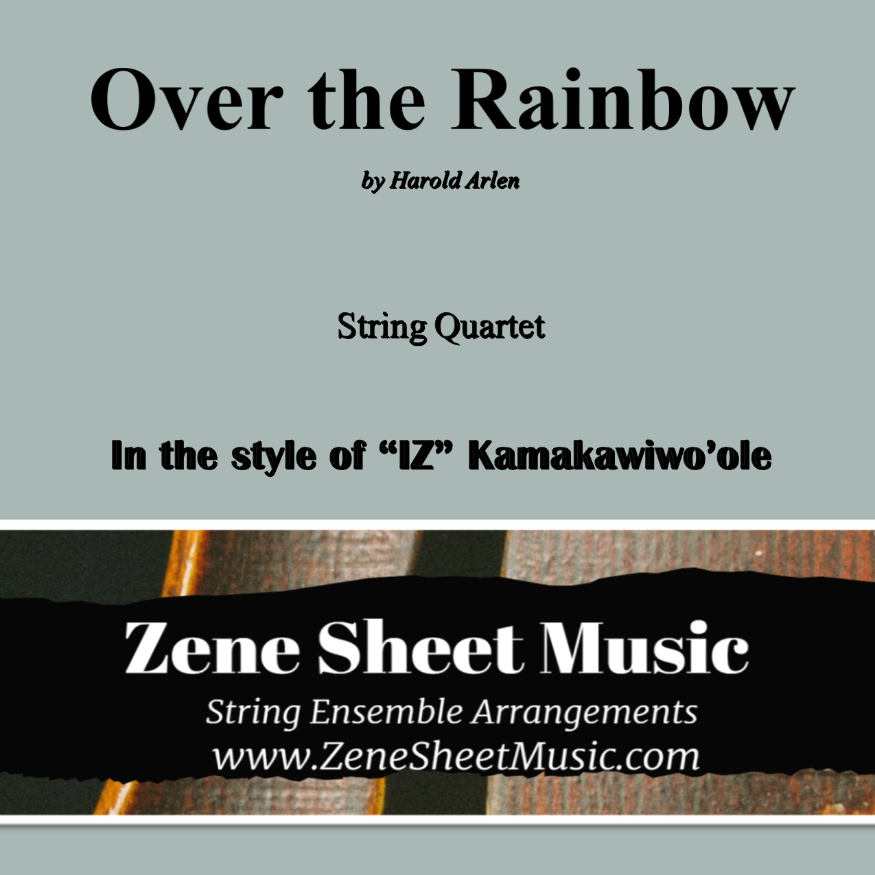 Abdeckung für "Over The Rainbow (arr. Eve C. Mailly - Zene Strings)" von Judy Garland