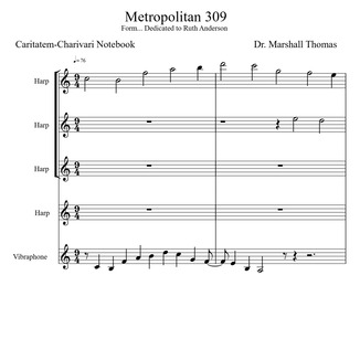 Metropolitan 309 by Celebrity Chamber Players Sheet Music for ...