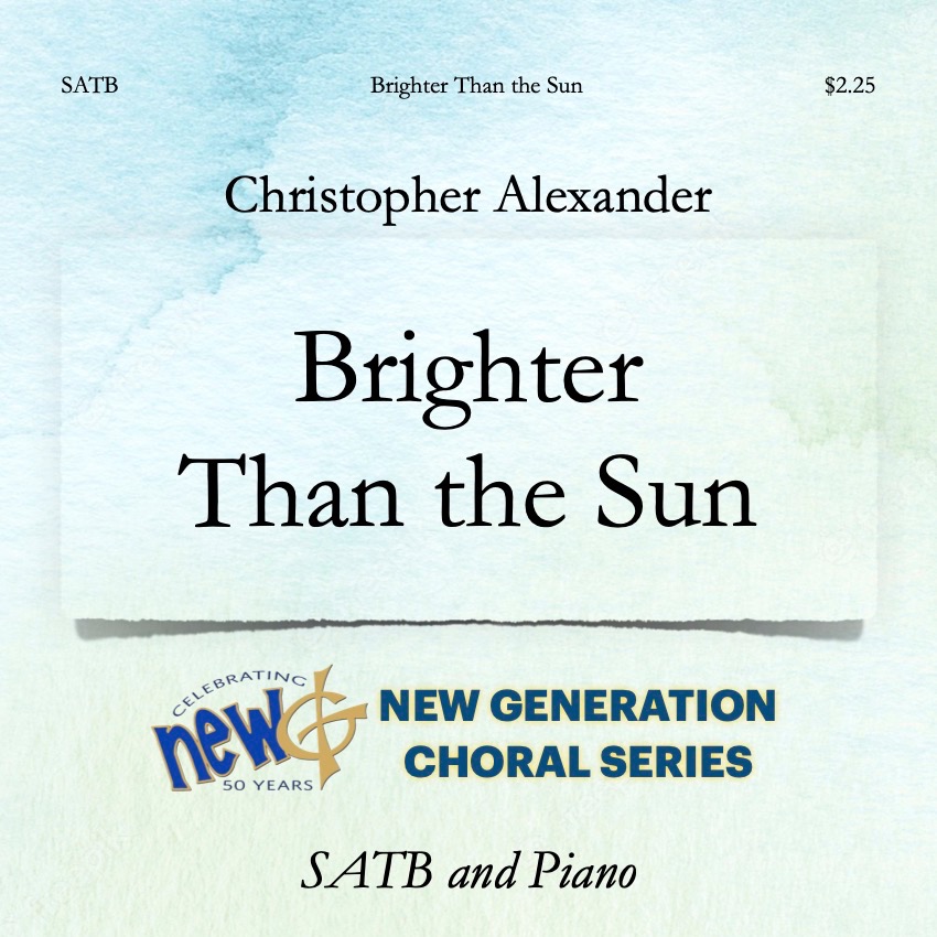 Carátula para "Brighter Than The Sun (arr. Christopher Alexander)" por Colbie Caillat