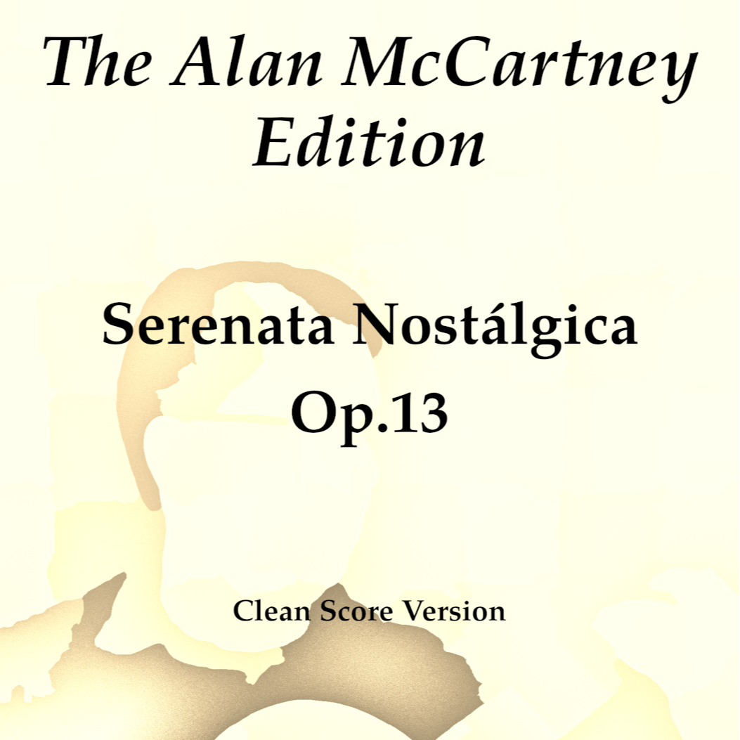 Carátula para "Tango Op.14" por Alan McCartney