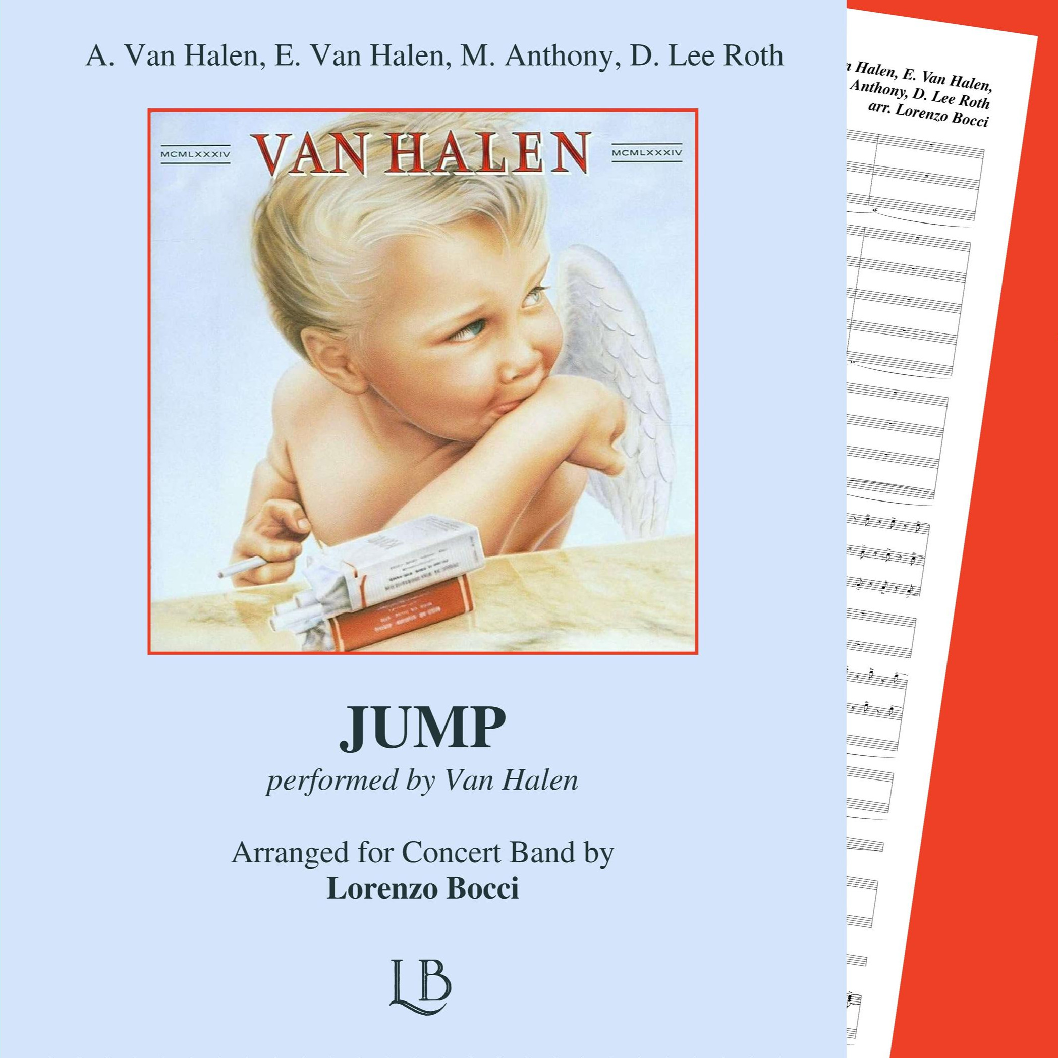 Carátula para "Jump (arr. Lorenzo Bocci)" por Van Halen