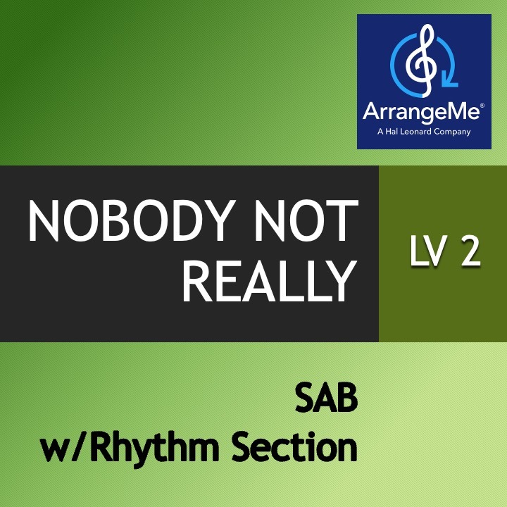 Cover Art for "Nobody Not Really (arr. Matt Falker / Anchor Music Publications)" by Alicia Keys