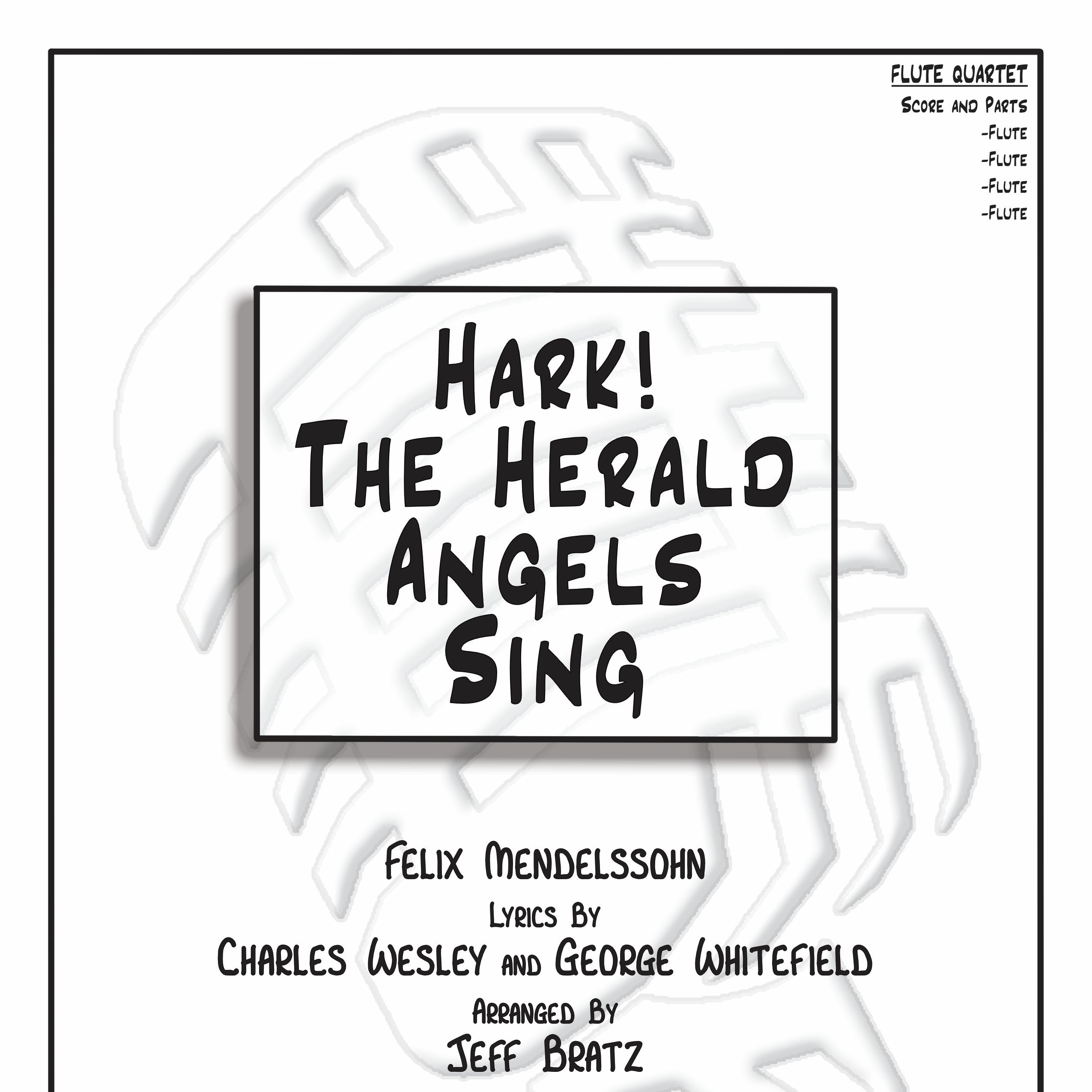 Cover Art for "Hark! The Herald Angels Sing (arr. Jeff Bratz)" by Felix Mendelssohn