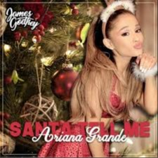 Carátula para "Santa Tell Me (arr. Rene Alves)" por Ariana Grande