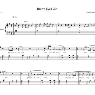 Cover Art for "Brown Eyed Girl (arr. Daniel Nicholson)" by Van Morrison