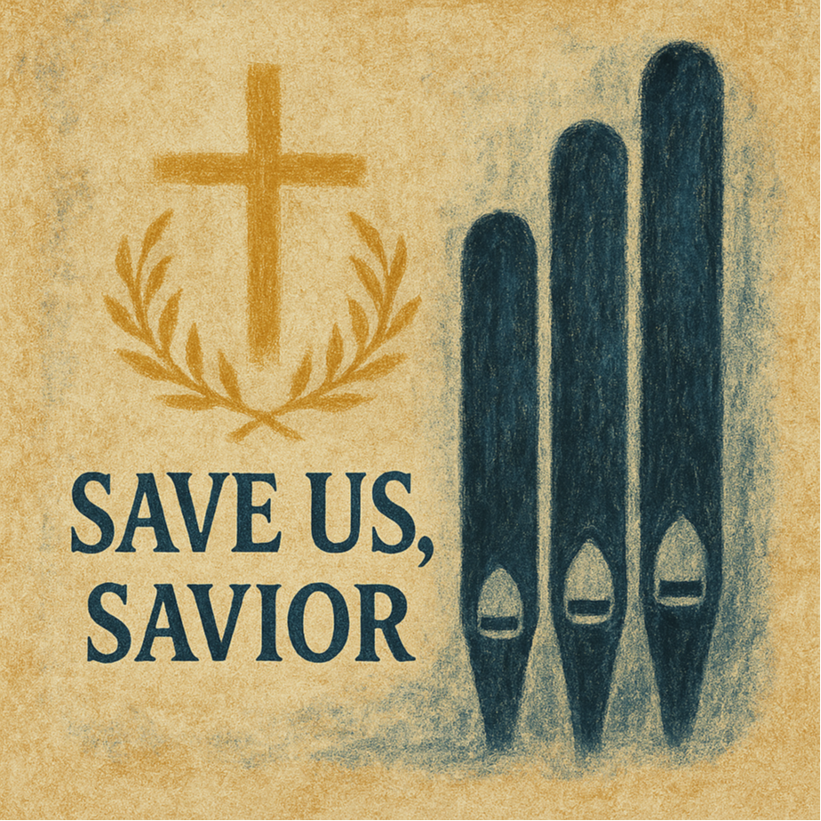Cover Art for "Save Us, Savior" by Timothy A. Helisek