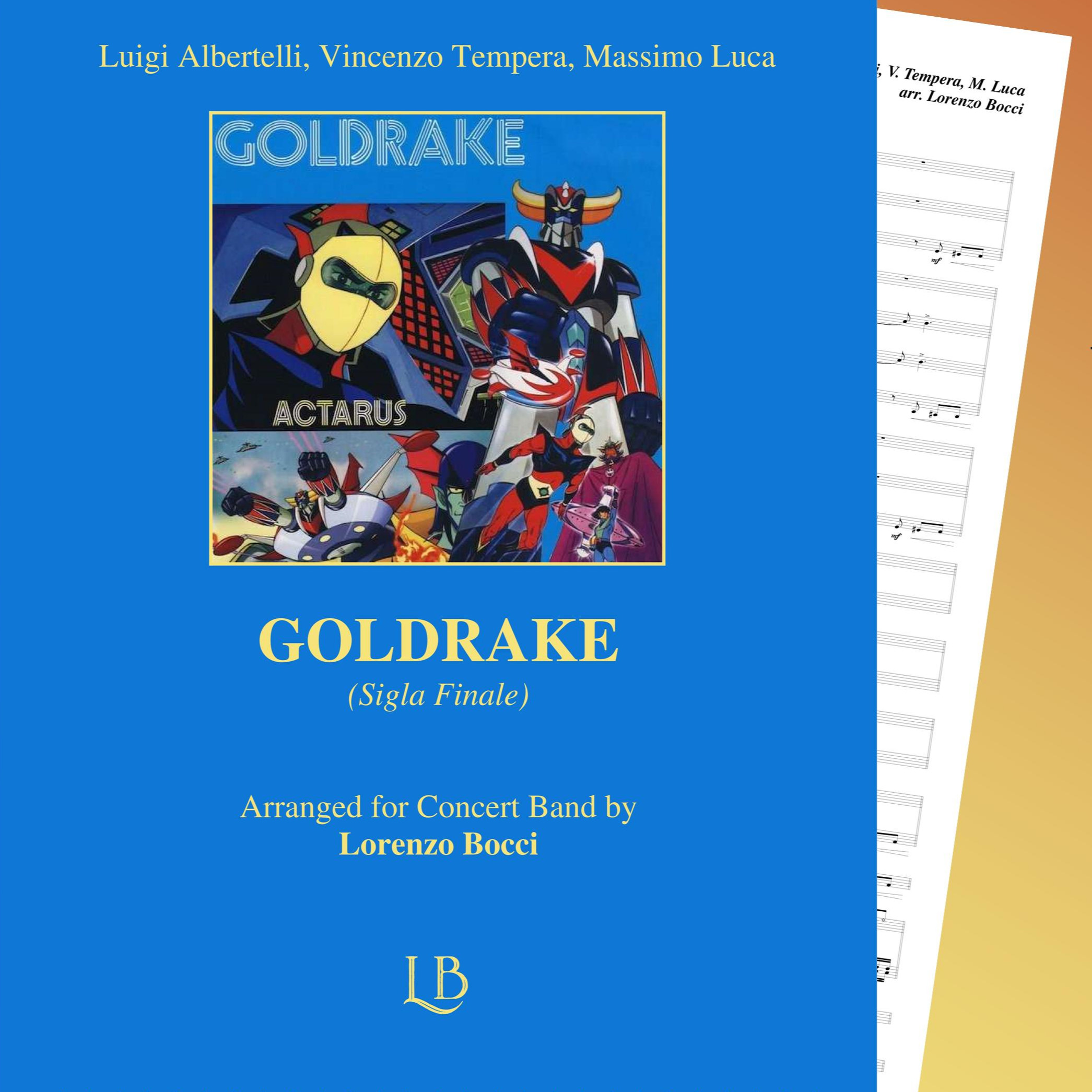 Cover Art for "Goldrake (arr. Lorenzo Bocci)" by Massimo Luca