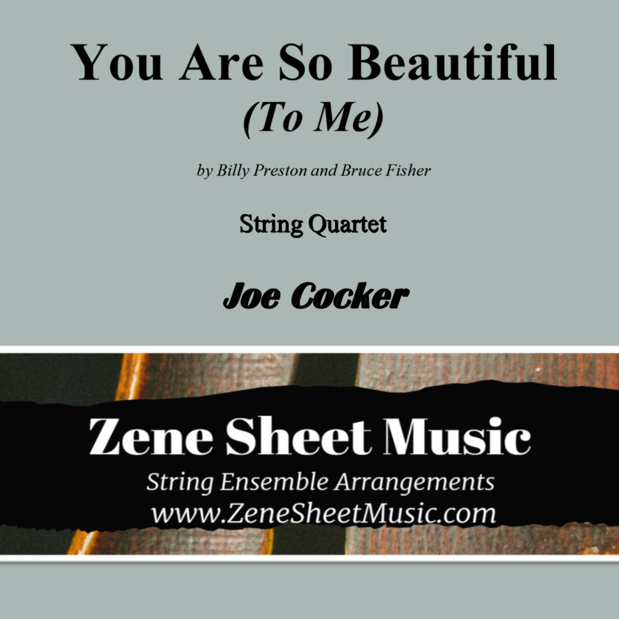 Couverture pour "You Are So Beautiful (arr. Eve C. Mailly - Zene Strings)" par Joe Cocker