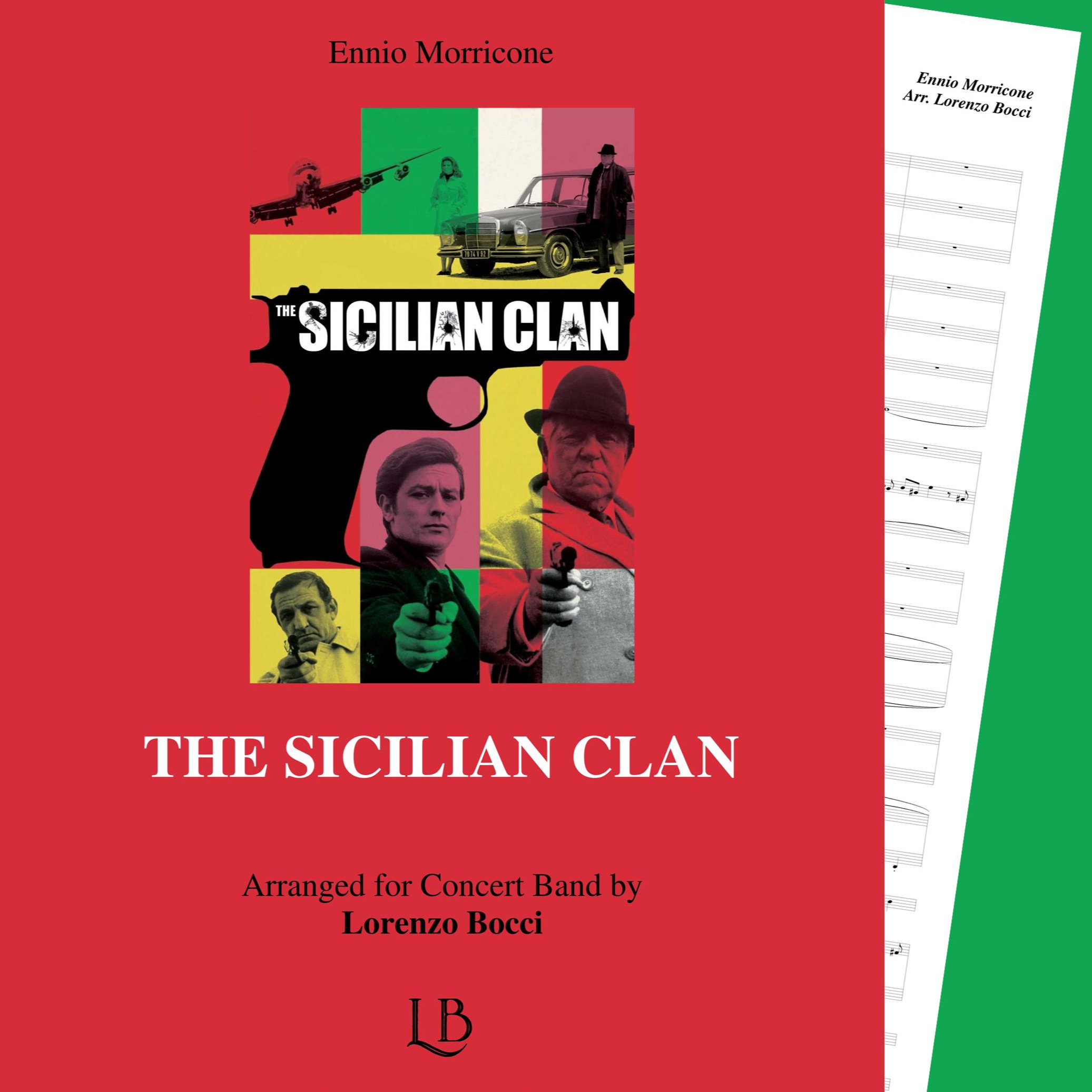 Abdeckung für "The Sicilian Clan (arr. Lorenzo Bocci)" von Ennio Morricone