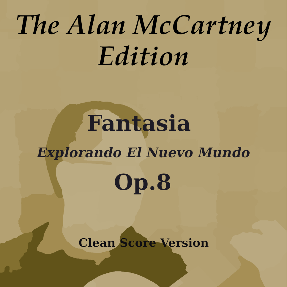 Carátula para "Fantasia Op.8" por Alan McCartney