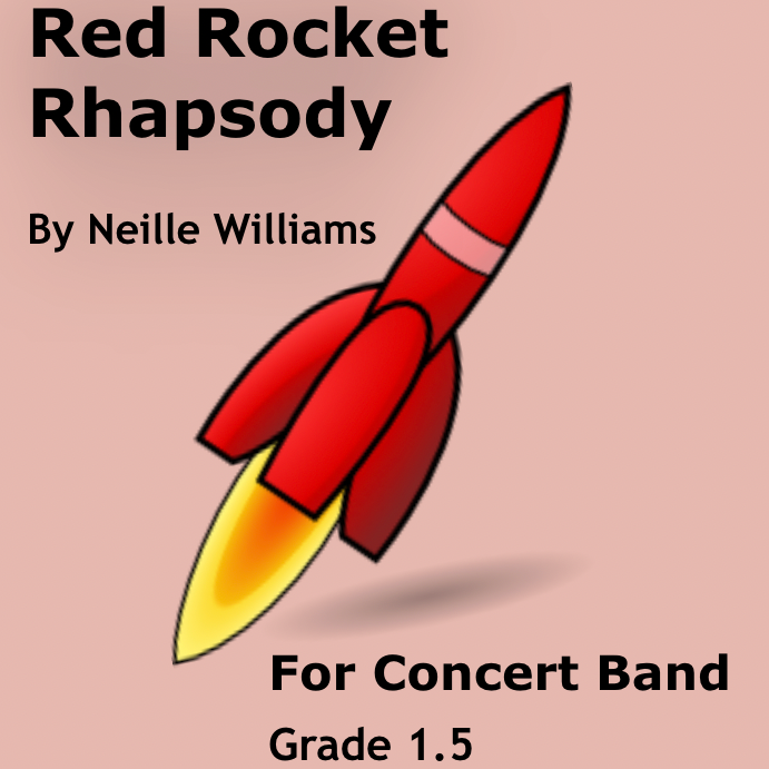 Cover Art for "Red Rocket Rhapsody" by Neille Williams