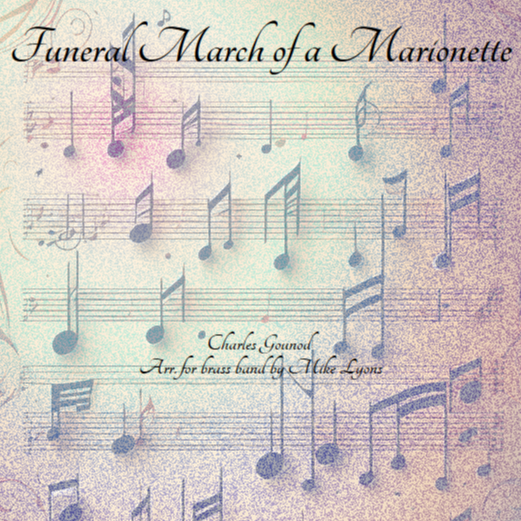 Carátula para "Funeral March of a Marionette (Brass band) (arr. Mike Lyons)" por Charles Gounod