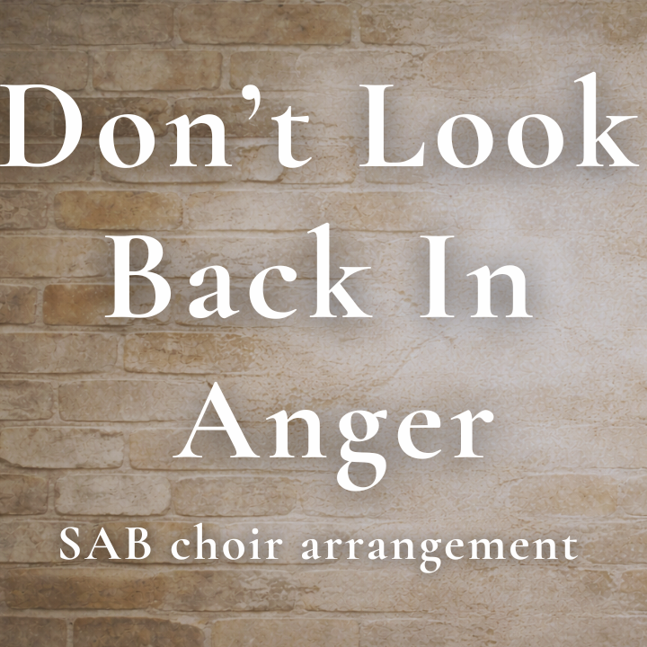 Carátula para "Don't Look Back In Anger (arr. Dan Bennett)" por Oasis