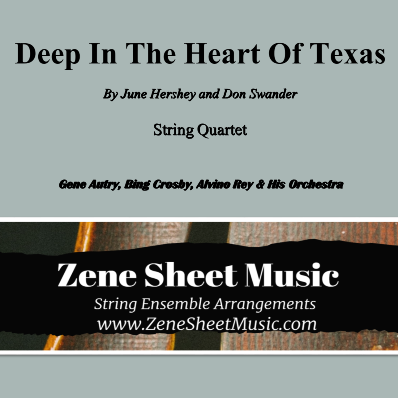 Abdeckung für "Deep In The Heart Of Texas (arr. Eve C. Mailly - Zene Strings)" von Alvino Rey & His Orchestra
