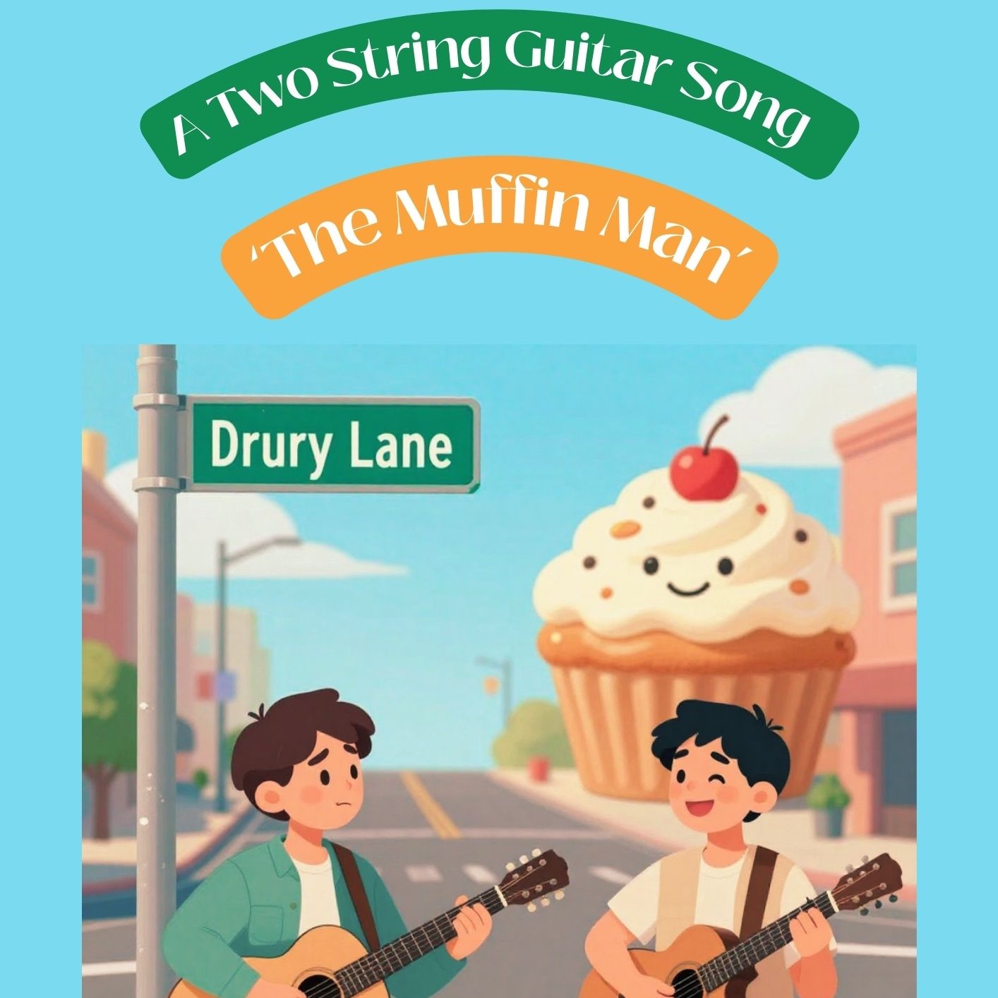 Abdeckung für "The Muffin Man (A Two String Guitar Song) (arr. Danny Crocome)" von Traditional