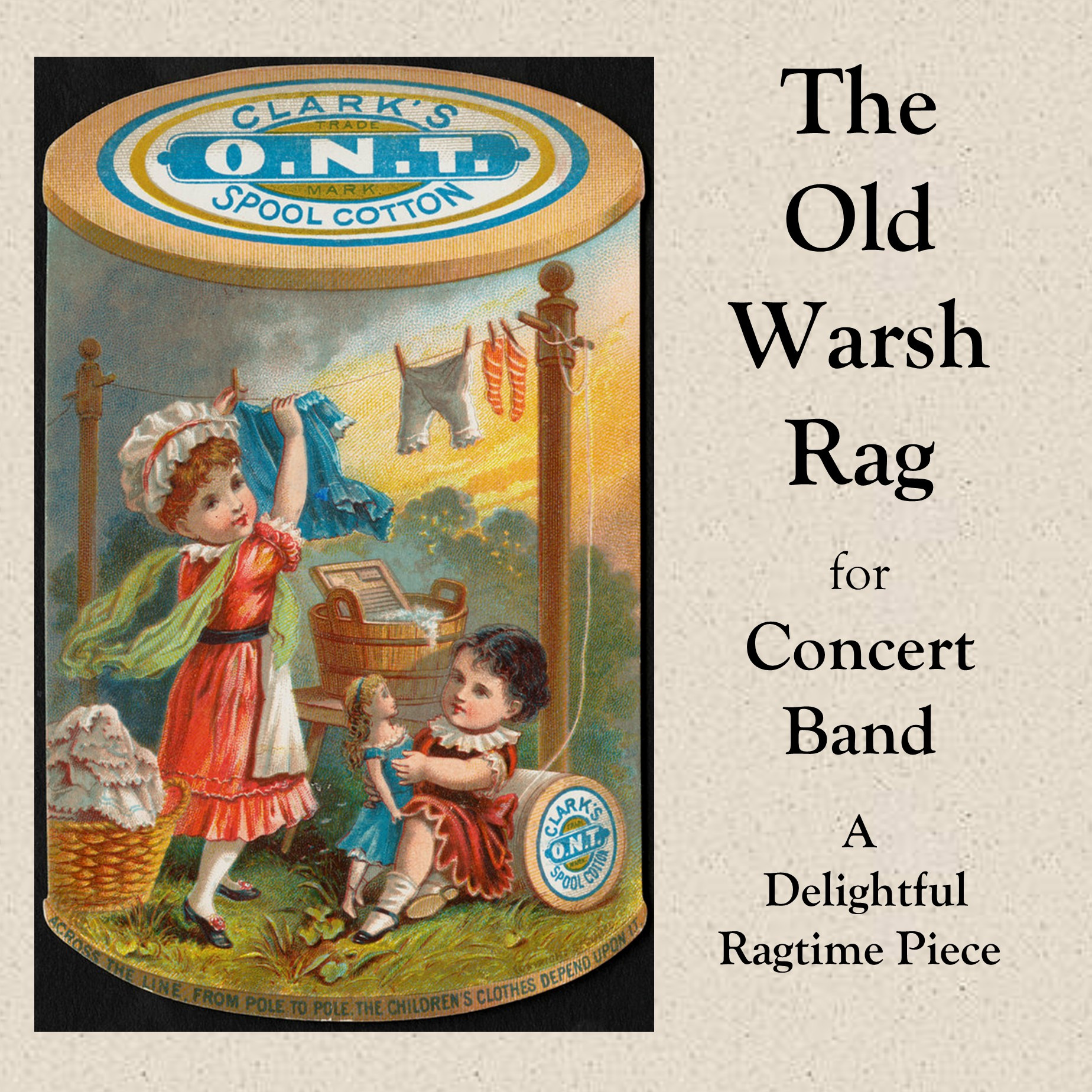 Abdeckung für "The Old Warsh Rag" von John R. Daniels