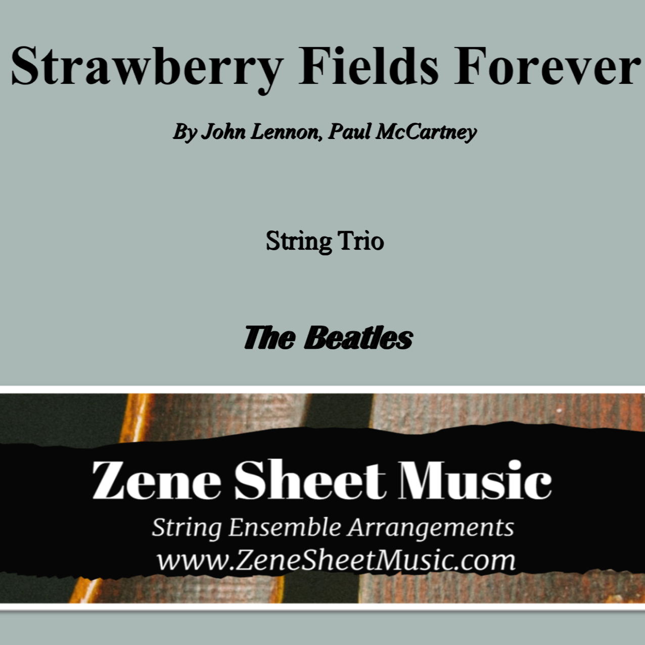 Abdeckung für "Strawberry Fields Forever (arr. Eve C. Mailly - Zene Strings)" von The Beatles